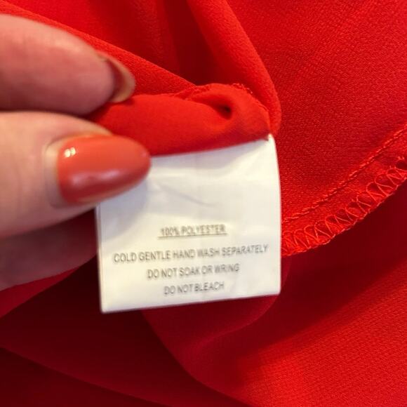 Saints and Secrets Red Mini Dress Size M - Picture 14 of 15